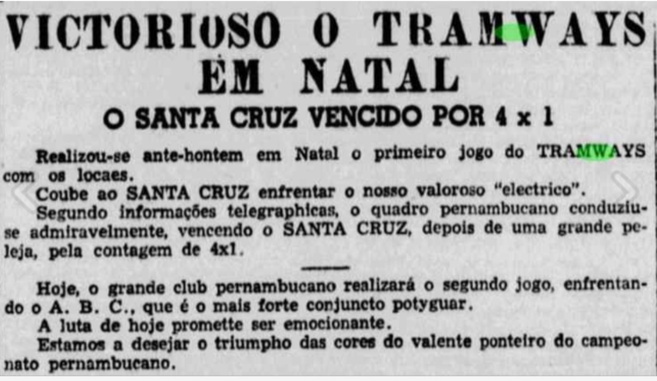 E também o ABC (RN), por 3 x 1, depois dessa goleada no Santa Cruz